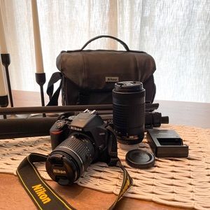 Nikon D3500 DSLR Camera Two Lens Kit